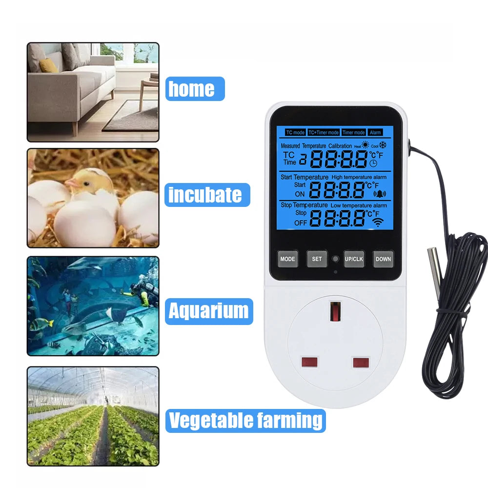 Temperature Controller Socket &ndash; Digital Thermostat Control
