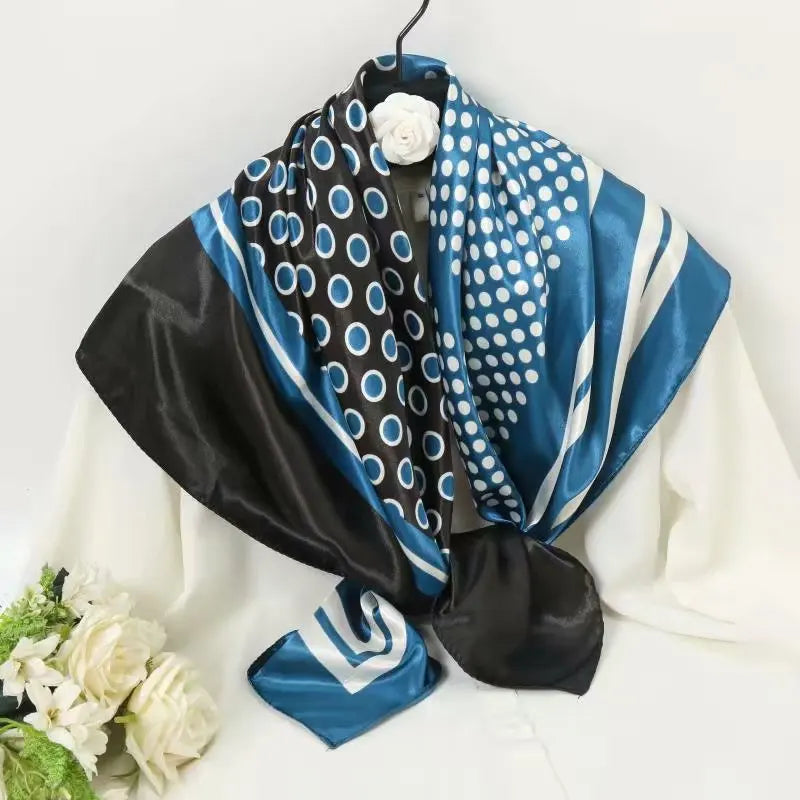 90x90cm Women Scarf &ndash; Luxurious Silk Feeling Elegance 52 / 90X90cm