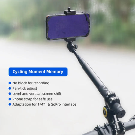 Deemount Portable Selfie Stick Kit &ndash; Adjustable Length for Perfect Shots