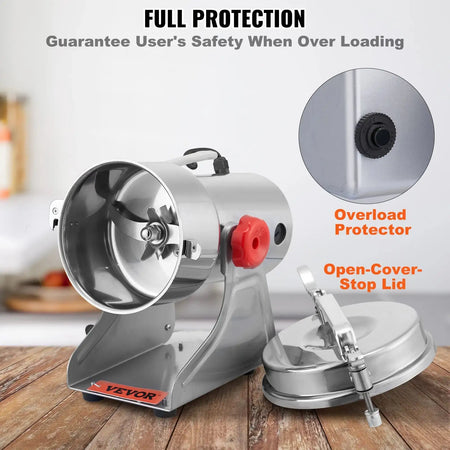 Electric Grain Mill Grinder 150 To 2500g For Spices