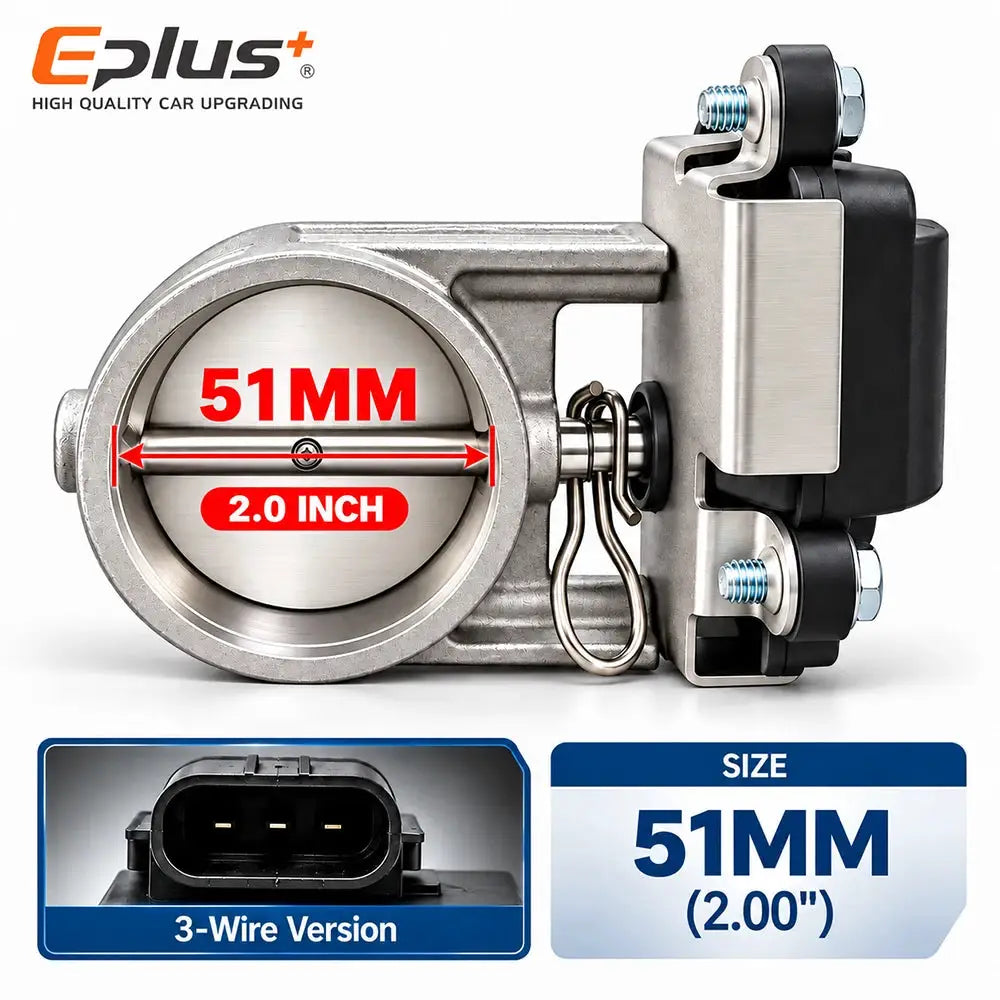 EPLUS Universal with Button Switch Stainless Steel Electric Exhaust Valve Kit Car Exhaust Pipe Electronic Muffler Valve by InterCyprus Trading Ltd
