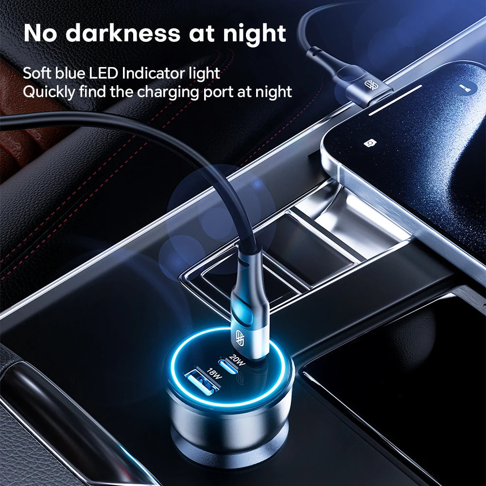 ASOMETECH 138W Car Charger &ndash; Ultra-Fast Charging for Phones and Laptops