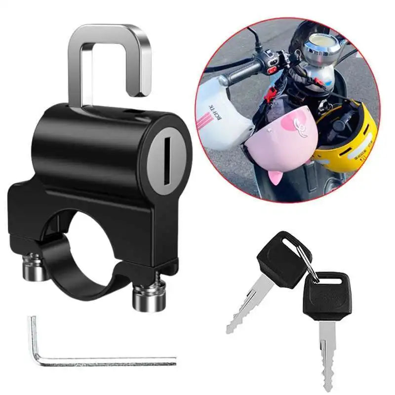 Παγκόσμιο Κλειδαριά Κράνους Μοτοσυκλέτας με Αντικλοπικό Στήριγμα Τιμονιού