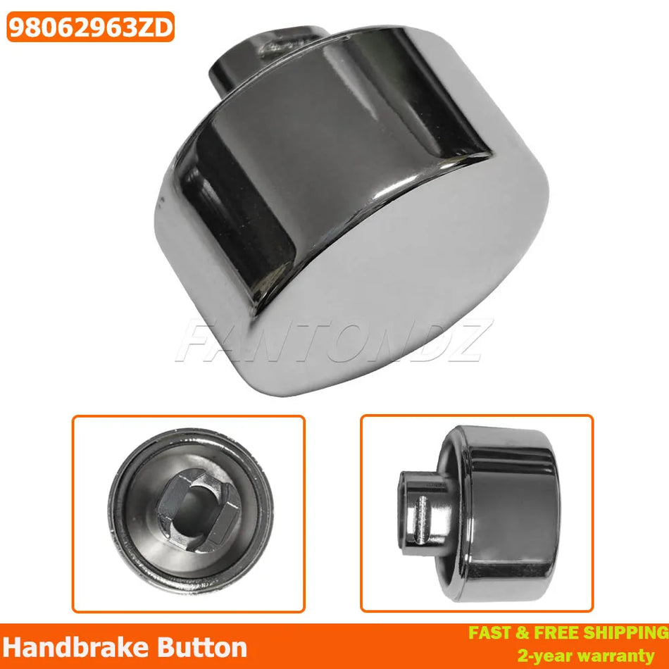 Hõbedane käsipiduri nupu kate Peugeot Citroen 207 208 301 C3 C4