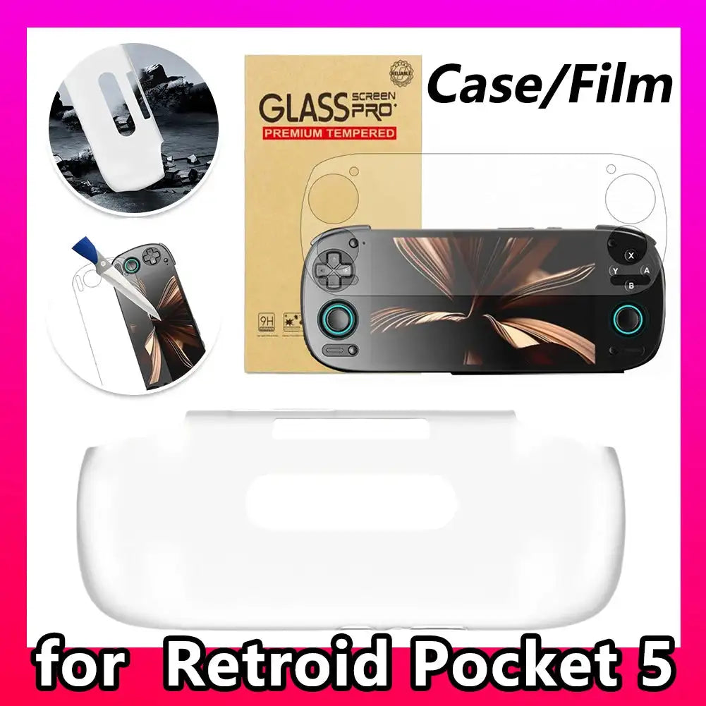 Retroid Pocket 5 TPU Grip Case Protective Shell Cover