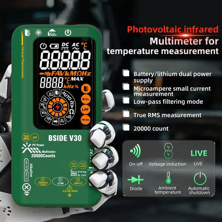 Bside V30 Digital Multimeter 20000 Counts Infrared Temp