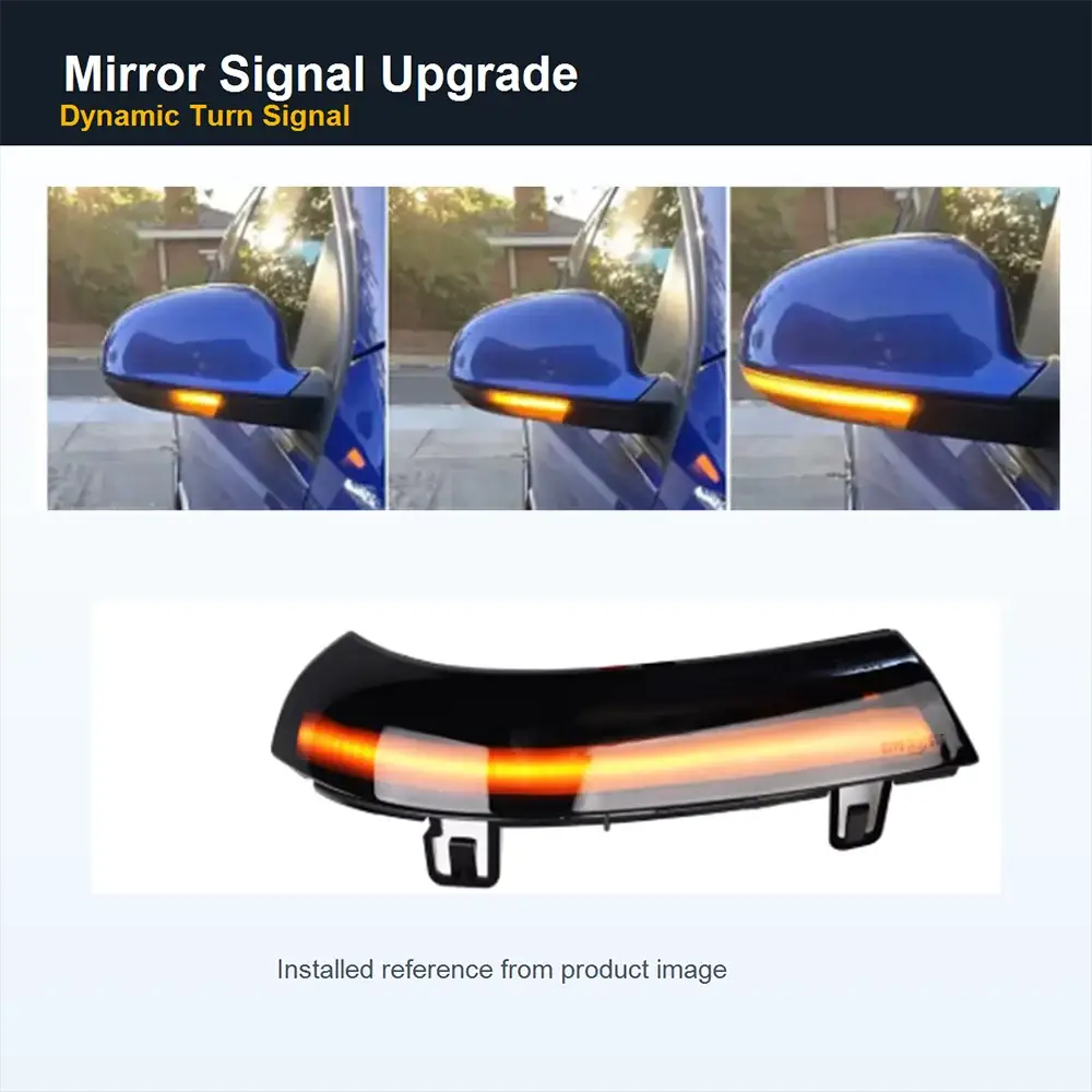 LED Turn Signal Lights with Flowing Water Effect for VW Passat B6 Golf 5 Jetta by InterCyprus Trading Ltd