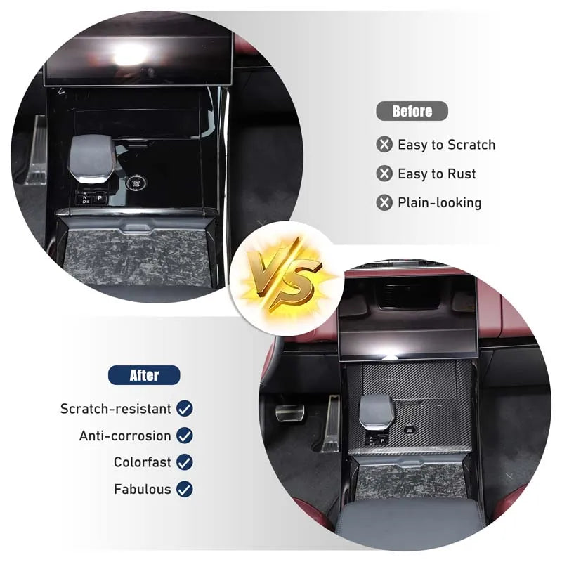 Панель управления из настоящего углеродного волокна для Range Rover Sport 2024