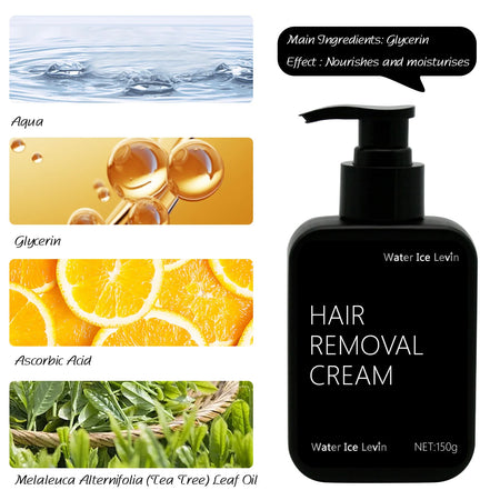 Water Ice Levin Hair Removal Cream &ndash; Painless and Permanent Hair Removal