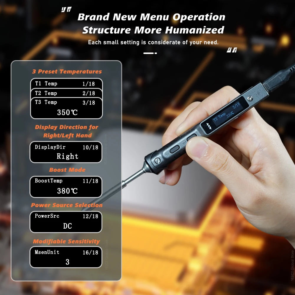 Mini Original TS101 Soldering Iron &ndash; Adjustable Temperature
