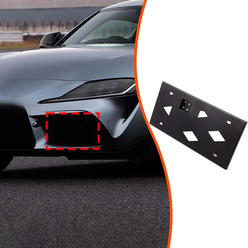 Передний бампер из алюминиевого сплава с держателем номерного знака Supra A90