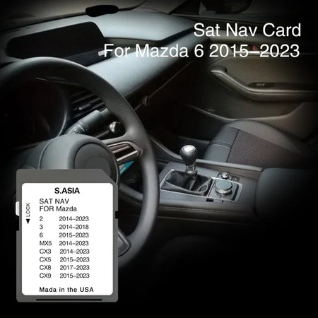 Mazda 6 2015-2023 Navigation SD Card &ndash; South Asia Maps CHINA / for Mazda 6 2015