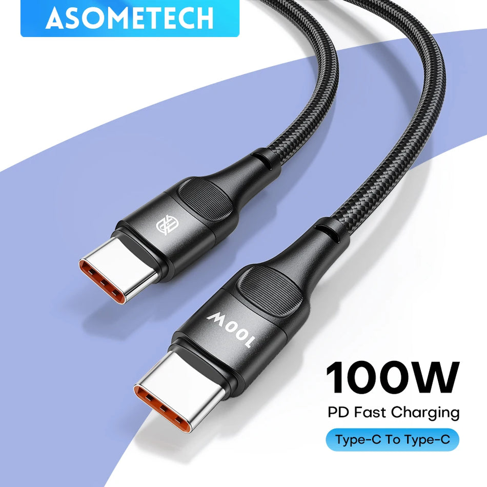 ASOMETECH 100W USB C Cable &ndash; High-Speed Fast Charging and Data Sync