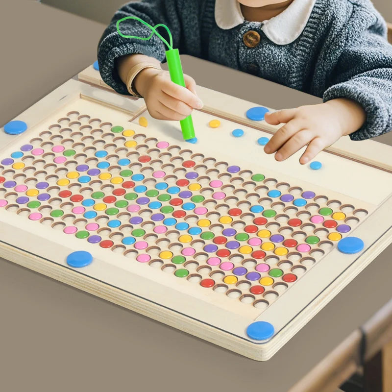 Montessori Magnetic Drawing Board for Toddlers &ndash; Travel Toy