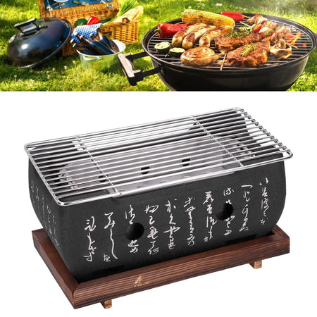 Japanese Barbecue Grill Mini &ndash; Portable Aluminium Grill