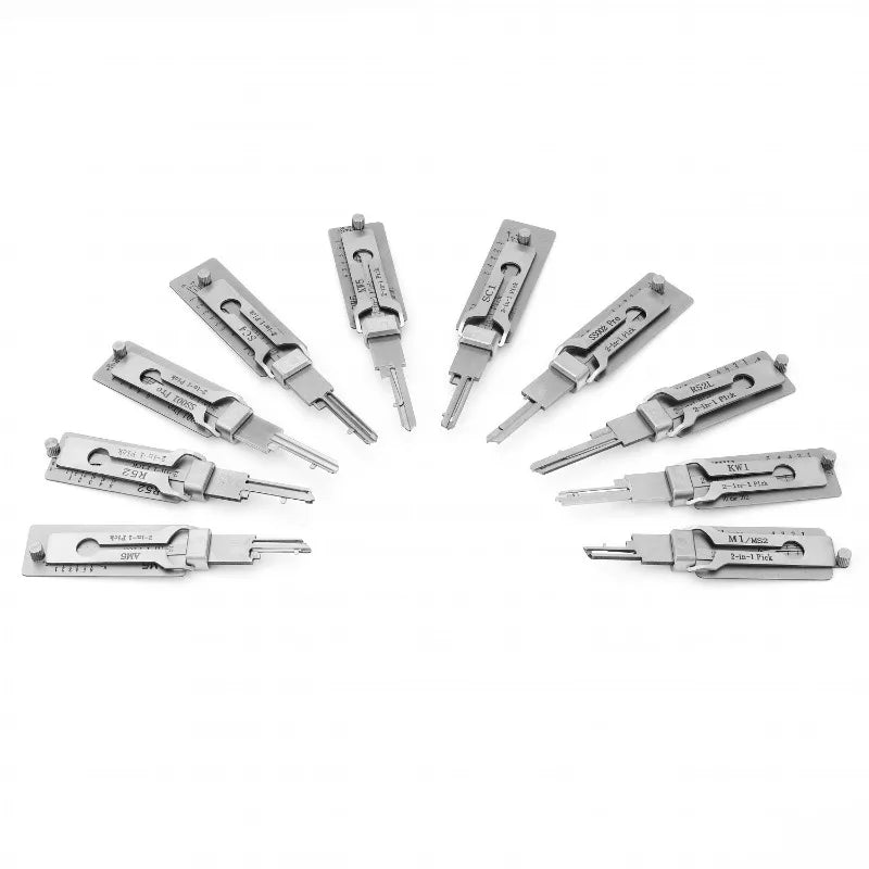Kit de Ferramentas de Precisão em Aço Inoxidável para Decodificação de Chaves com Ferramenta de Captura e Gancho de O-Ring