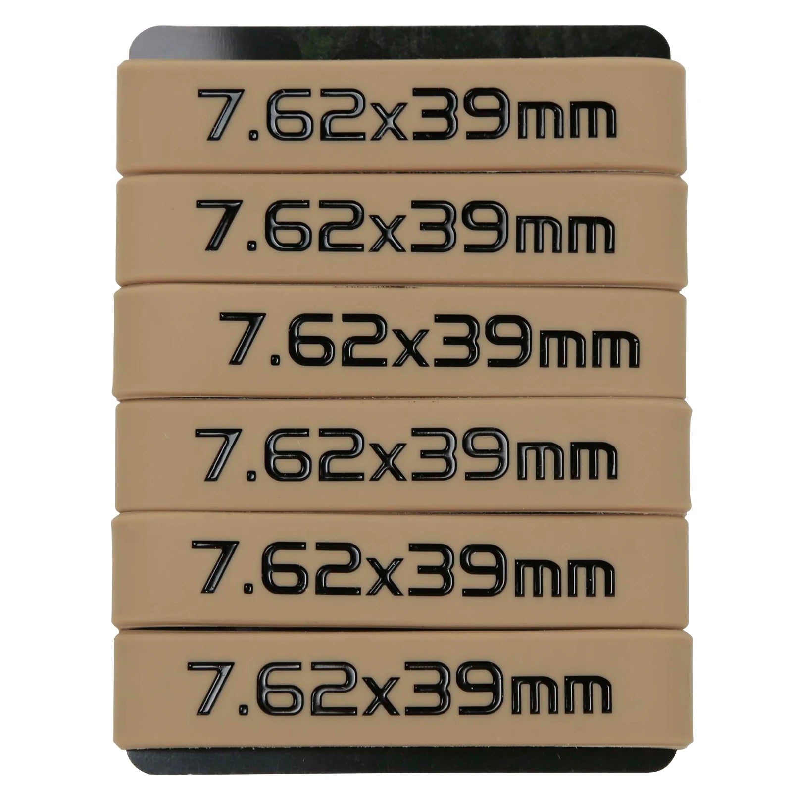 6 Pack Magazine Marking Bands &ndash; Multicolor For 7.62x39 7.62x39 Khaki 6Pcs