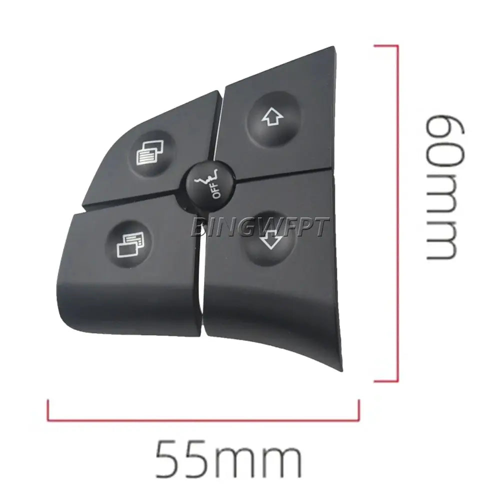 Car Multi-function Steering Wheel Switch Button Cover For Mercedes Benz W164 W245 W251 ML GL 300 350 400 450 2006-2009 by InterCyprus Trading Ltd