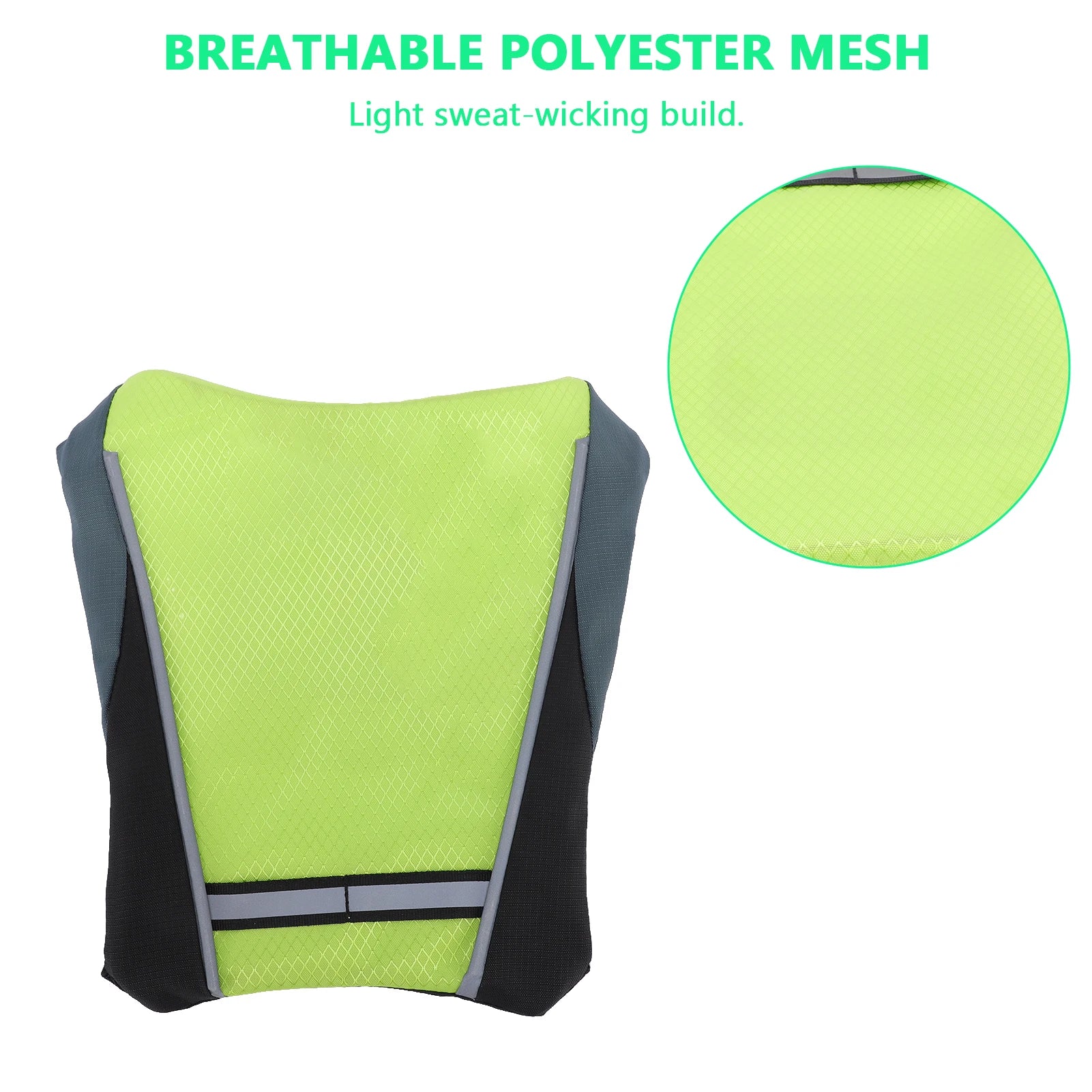 Colourful LED Running Vest - Voice Activated Lighting