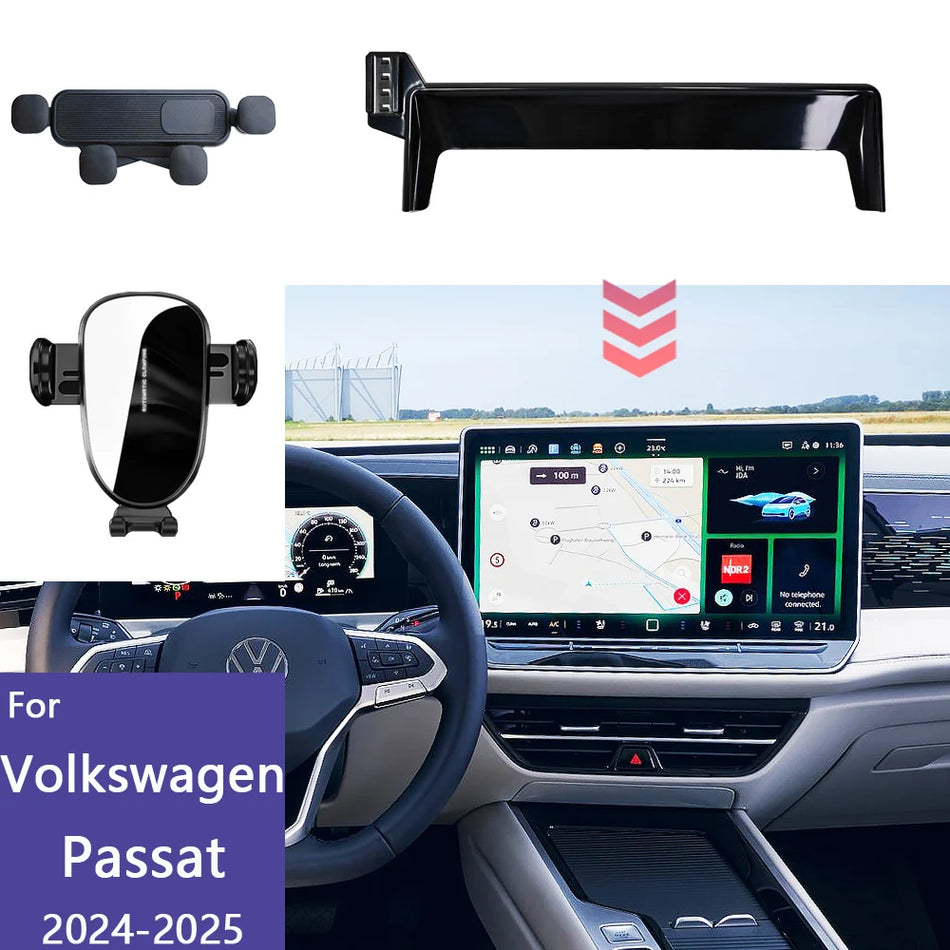 Passat telefonhållare med trådlös laddning gravitationsfäste