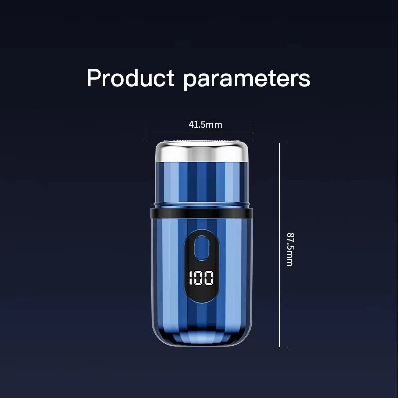 Mini Electric Shaver - USB-C Rechargeable &amp; Waterproof Portable Shaver