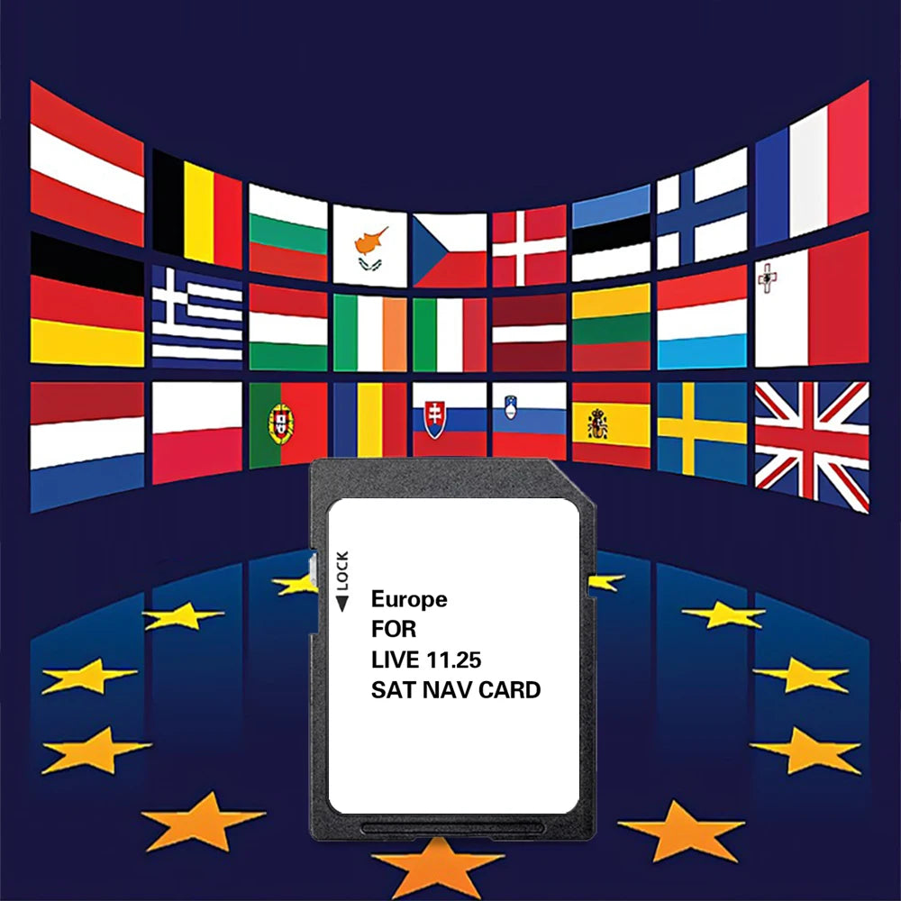Carminat Live 11.25 SD Card &ndash; Europe Maps 2024 Update CHINA