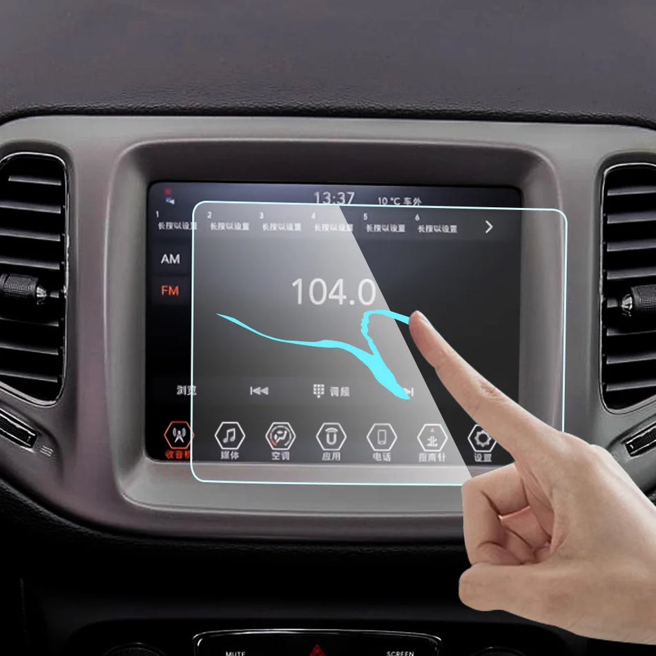Pellicola protettiva per schermo touch TPU GPS Navigation 8.4In Jeep Compass 2017-2019