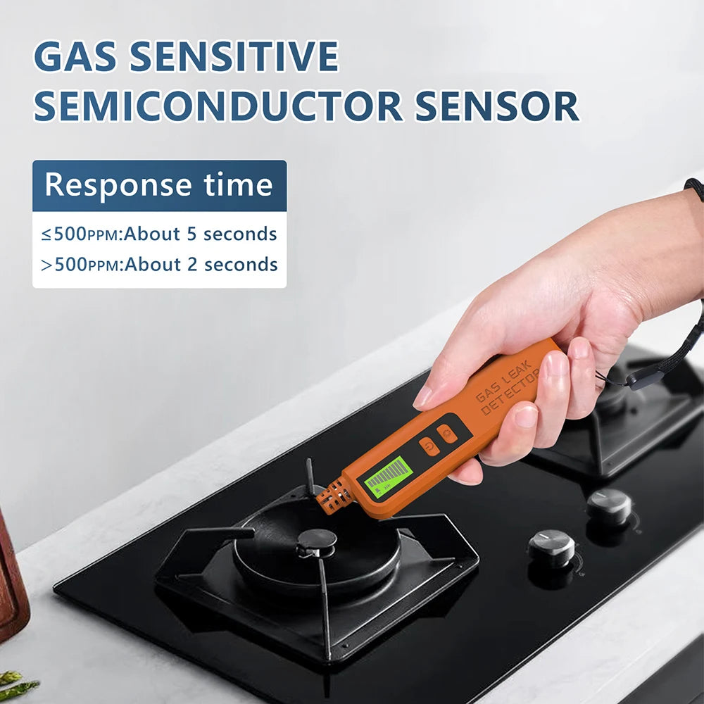 QTX-1 Portable Combustible Gas Leak Detector &ndash; LCD Display