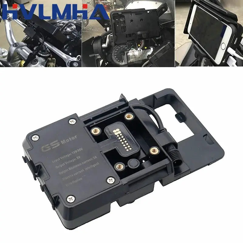R1250GS Adventure Phone Holder For BMW R1200GS Adv GS1200 GS1250 LC F700GS F800GS Supporter Navigation USB Charger Stand Bracket by InterCyprus Trading Ltd