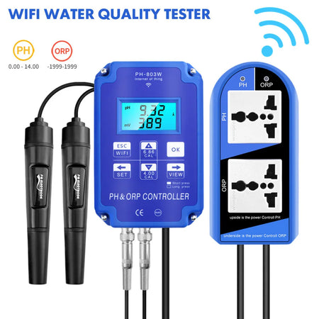 PH-803WORP &ndash; WiFi PH Meter 2 In 1 PH ORP Controller