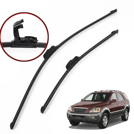 Misima Windshield Windscreen Wiper Blades For Kia Sorento MK1 2002 - 2009 Front Rear Window Set 2003 2004 2005 2006 2007 2008 by InterCyprus Trading Ltd