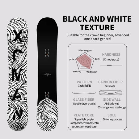 Professional Alpine Snowboard &ndash; All-Round Performance texture 148cm / CHINA
