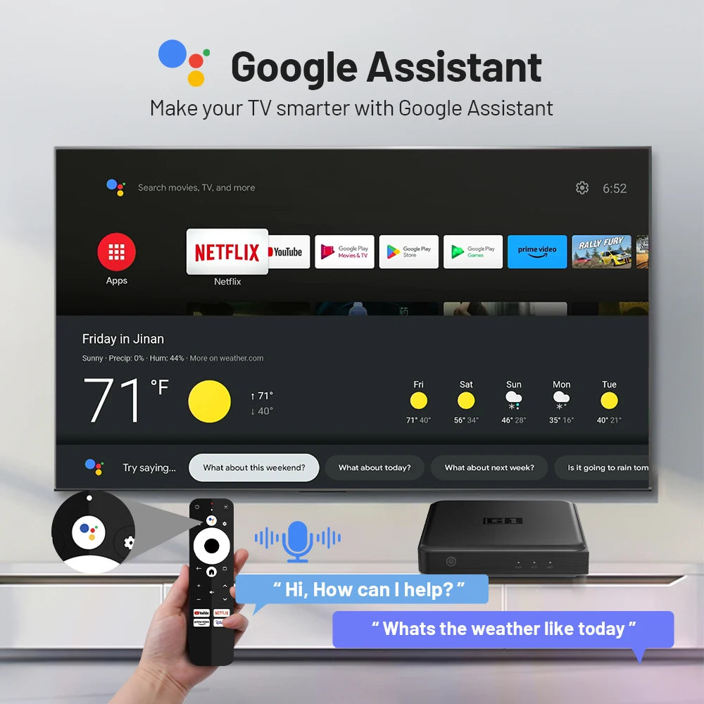 KINHANK G1 Android TV Box &ndash; Netflix 4K HDR Dolby Vision