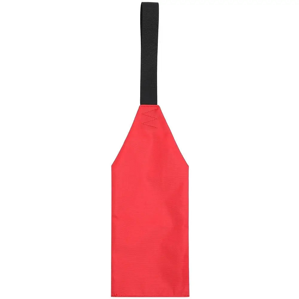 Travel Flag Red Warning Flag with Webbing for Kayak Towing Canoe Travel Trailer Truck Safety Accessories Kit No reflective strip