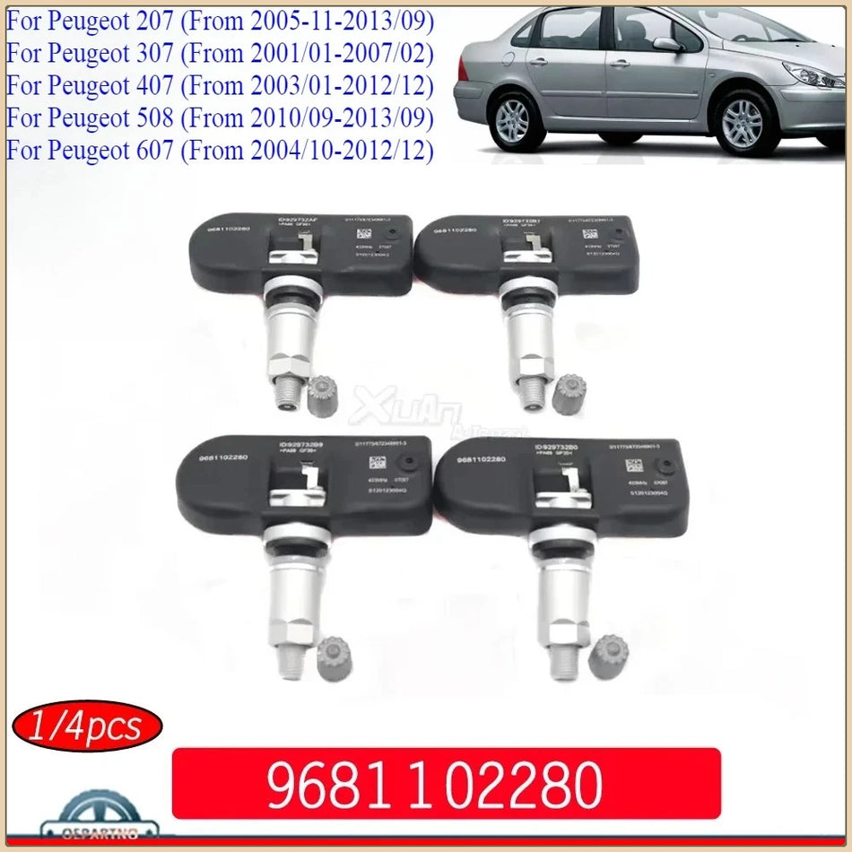 Citroen C4 C5 C6 Tire Pressure Monitor System with 433MHz
