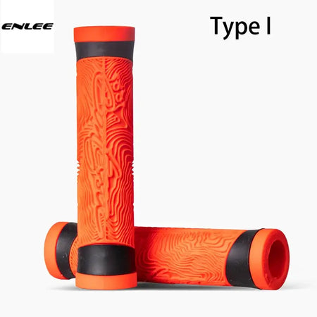 ENLEE Mtb Bike Grips Handle Flat Handlebar Bicycle Silicone Mountain Bicycle Handlebar Covers Soft Ultralight Grips Accessories by InterCyprus Trading Ltd