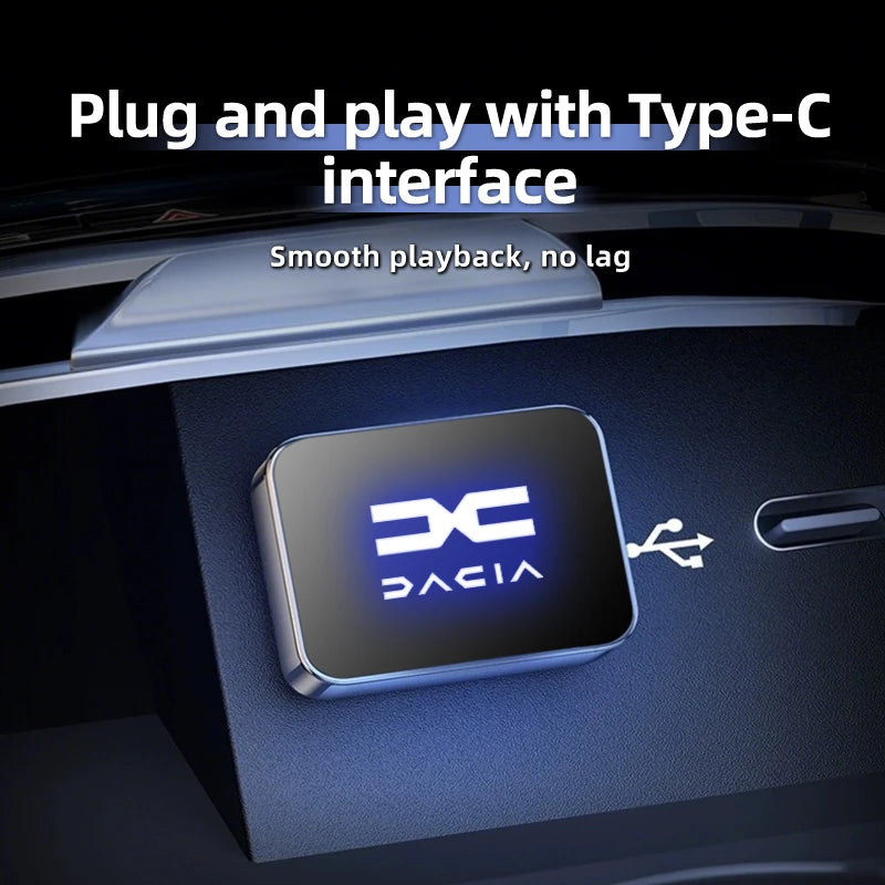 Dacia Logan MCV 2 USB Type-C Metāla Zibatmiņa Duster Sandero