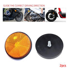 Circular Reflector for Cars, Trucks, Motorcycles, Bicycles with Screw Fixation by InterCyprus Trading Ltd