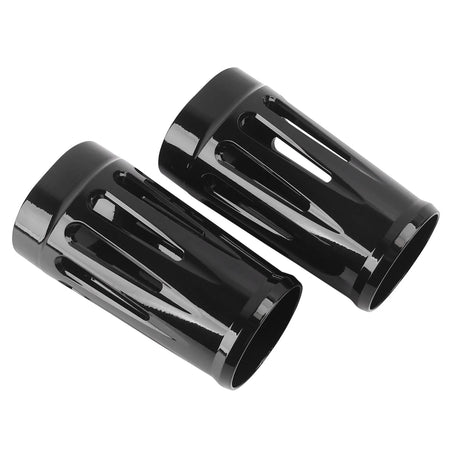 Motorcycle Black CNC Aluminum Fork Boot Slider Cover &ndash; Custom Fit for Harley Touring Models Default Title