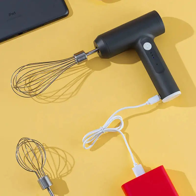 USB Rechargeable Milk Frother With 3 Speed Settings