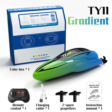 Mini RC Boat High Speed 360 Flip &ndash; Remote Control Fun gradient