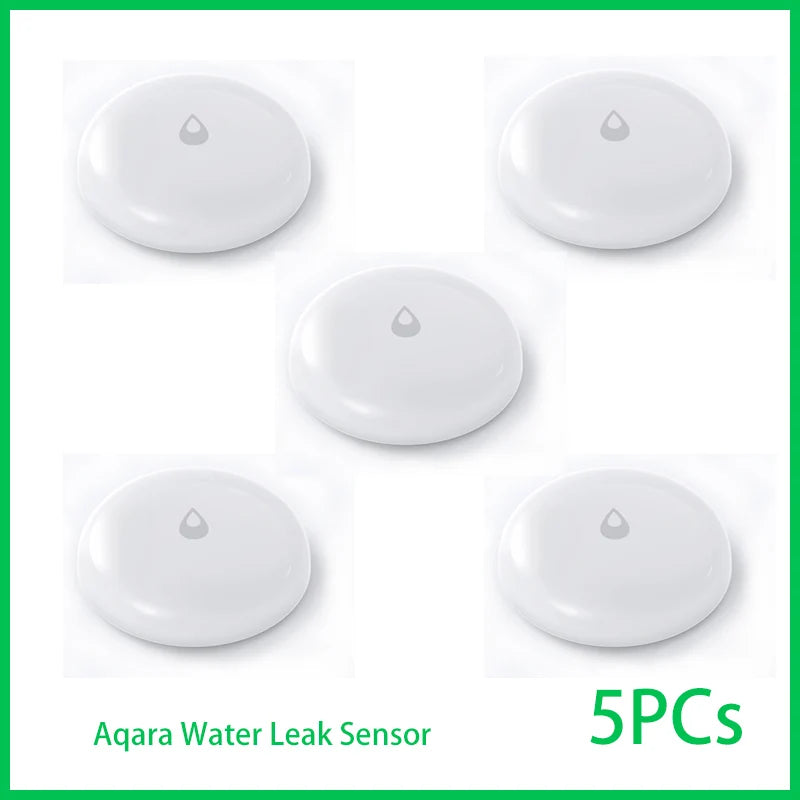 Aqara E1 Water Immersing Sensor - Zigbee Leak Detector for Home Security 5PCs