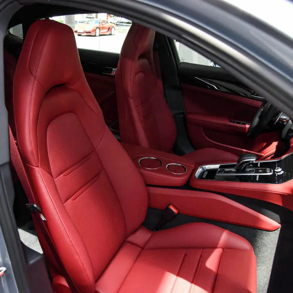 Porsche Panamera Sædeovertræk i Kunstlæder Sæt 2017 Til 2023