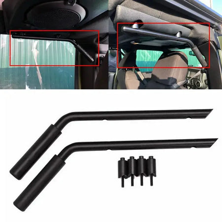 For Jeep JK Parts Aluminium Alloy Car Interior Armrest 2/4 Doors Front & Rear Grab Handle For Jeep Wrangler 2007 Up Car Styling by InterCyprus Trading Ltd