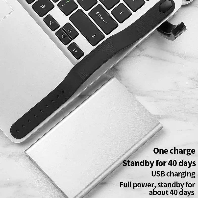 W5Sv Smart Bracelet with Vibration Alarm, Pedometer &amp; Sleep Tracker