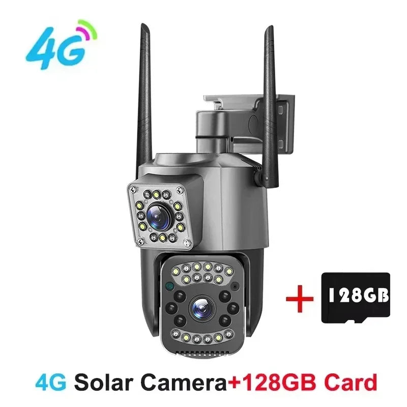 4G Sim Card Camera 8MP 4K Dual Lens IP PTZ &ndash; Night Vision