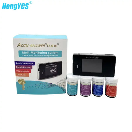 Accu Answer 4 In1 Blood Test Meter &ndash; Diabetes Gout Monitor