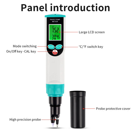 PH-68 Portable 3 In 1 Soil Tester - LCD Display Readout