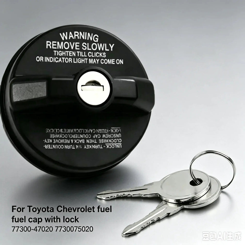 Locking Gas Cap 10504 77300-47020 for Subaru Toyota 4Runner FJ Cruiser Tacoma Tundra Chevy Silverado by InterCyprus Trading Ltd