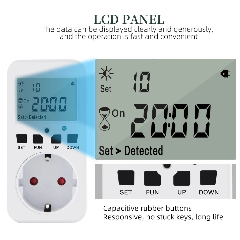 TM08 Multifunctional Timer Socket &ndash; Programmable Countdown